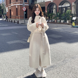 大数据新款现货三个颜色双面呢羊绒大衣275-W722-P335-K458，女装毛呢外套，柒柒家