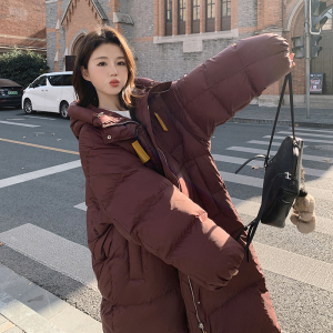现货 长款90白鸭绒连帽羽绒服275-m208-P365-K528图片