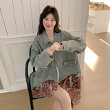 永不断货大货时尚牛仔外套275-W301-P145-K218有买家秀，女装短外套，柒柒家