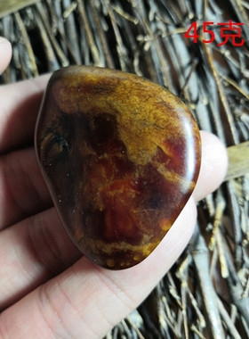 新疆和田玉鸡冠红红玉籽料天然原石 密度2.99鸡冠红红玉特色玉石