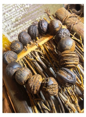老海南奇楠沉香手串1.8残料重33.5克，据传为明代年代自定香韵好