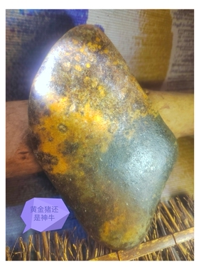 桂花黄新疆和田玉籽料原石摆件，来着新疆玛丽艳老河道一手籽玉