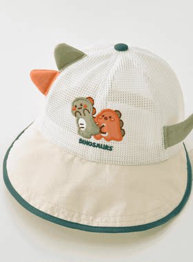 防晒帽儿童一岁子夏季薄
