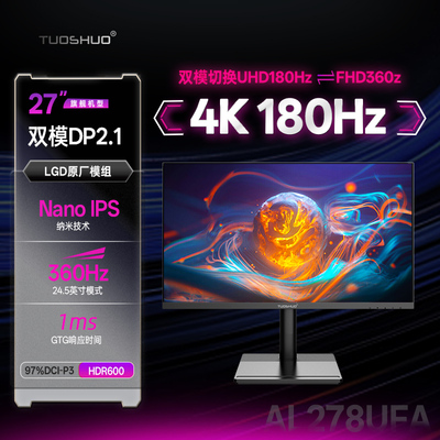 双模式4K180Hz显示器NanoIPS