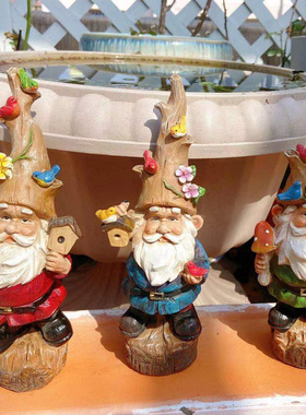 小矮人美式乡村风造景杂货装饰品