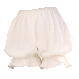 JK打底裤加绒南瓜裤女春秋季jk洛丽塔外穿毛绒保暖安全短裤灯笼裤