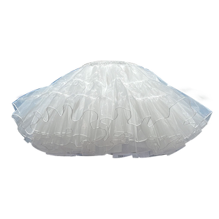 Lolita裙撑日常无骨软纱mini短款碎花裙短狗裙撑洛丽塔衬裙30cm