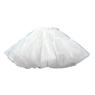 裙撑Lolita六层无骨软纱日常暴力撑蓬蓬裙棉花糖洛丽塔云朵撑35cm