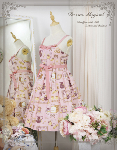 Lolita JSK日常 早餐爱吃牛奶曲奇和布丁 白菜 现货