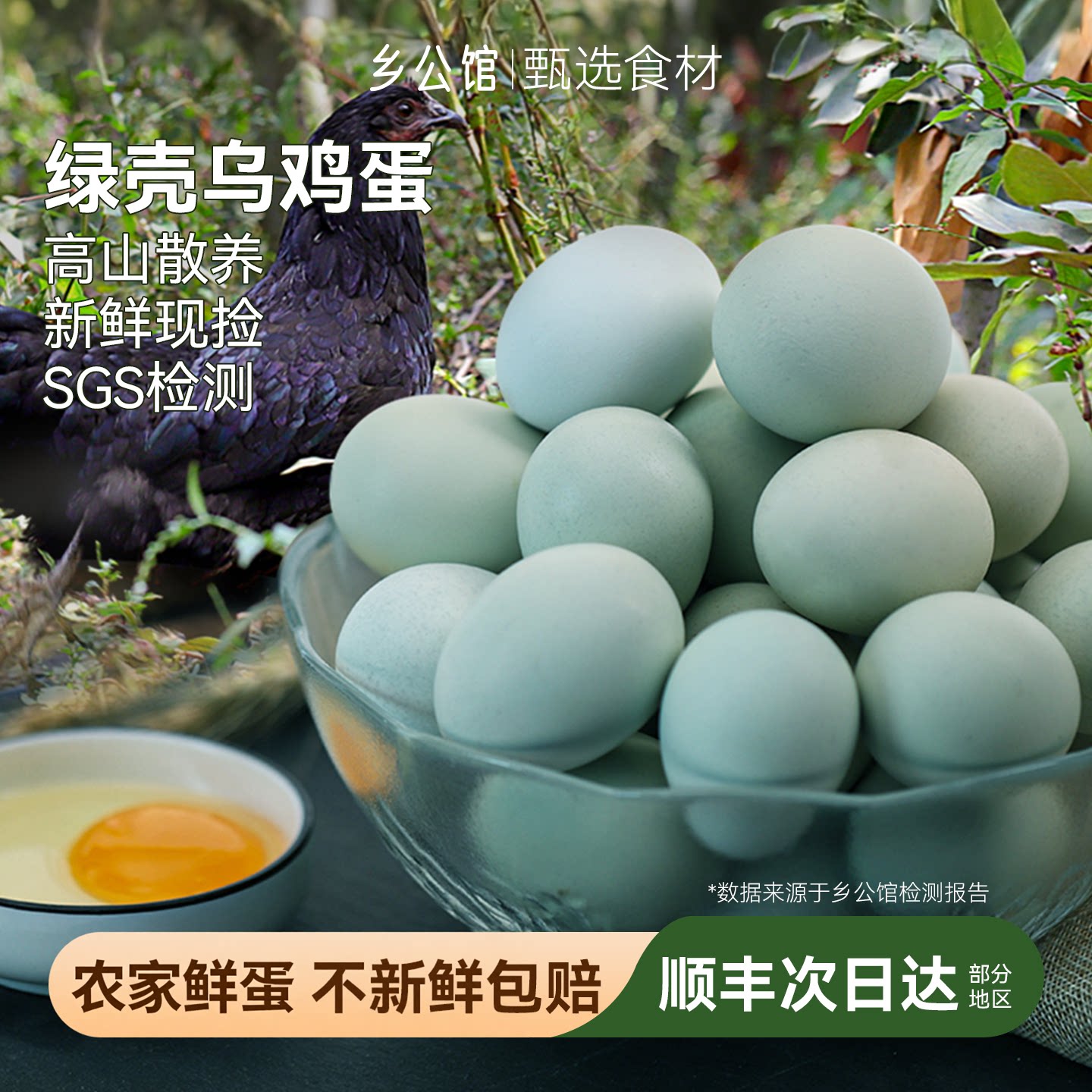 乌鸡蛋30枚新鲜现捡顺丰包邮图片