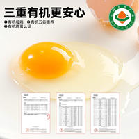 Xianggongguan Organic Eggs, 30 large-sized free-range eggs from mountain forest farmers, organic Certified fresh egg gift box thumbnail 4