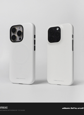 TUTUCASE 福利款｜原创韩国进口磨砂圆边菲林手机壳 洗白白 C060