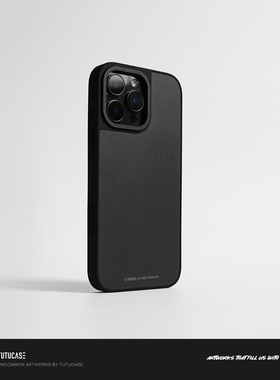 TUTUCASE｜原创设计 软边黑框 磨砂全包 防滑 手机壳 极夜 M009