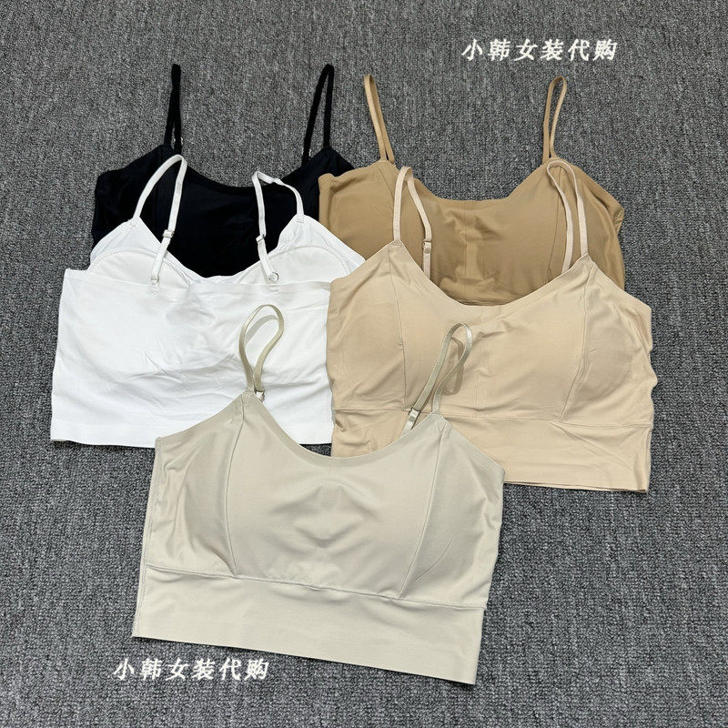 韩国进口女装代购2025新款无痕冰丝舒适吊带打底内衣美背抹胸裹胸