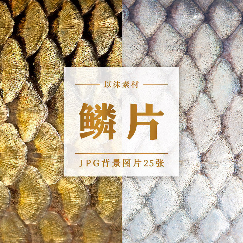 高清鳞片鱼鳞白蓝金色闪亮片纹理背景渲染材质贴图jpg设计素材图
