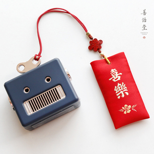 善语堂 小香囊丝绣随身挂坠中国风车挂檀香随手礼卧室车挂小礼品