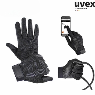 陶瓷马术手套德国进口UVEX春夏男女多维弹力透气骑马装备触屏防滑