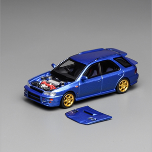 MH 1:64 斯巴鲁lmpreza翼豹瓦罐WRX STi Version VI 合金汽车模型