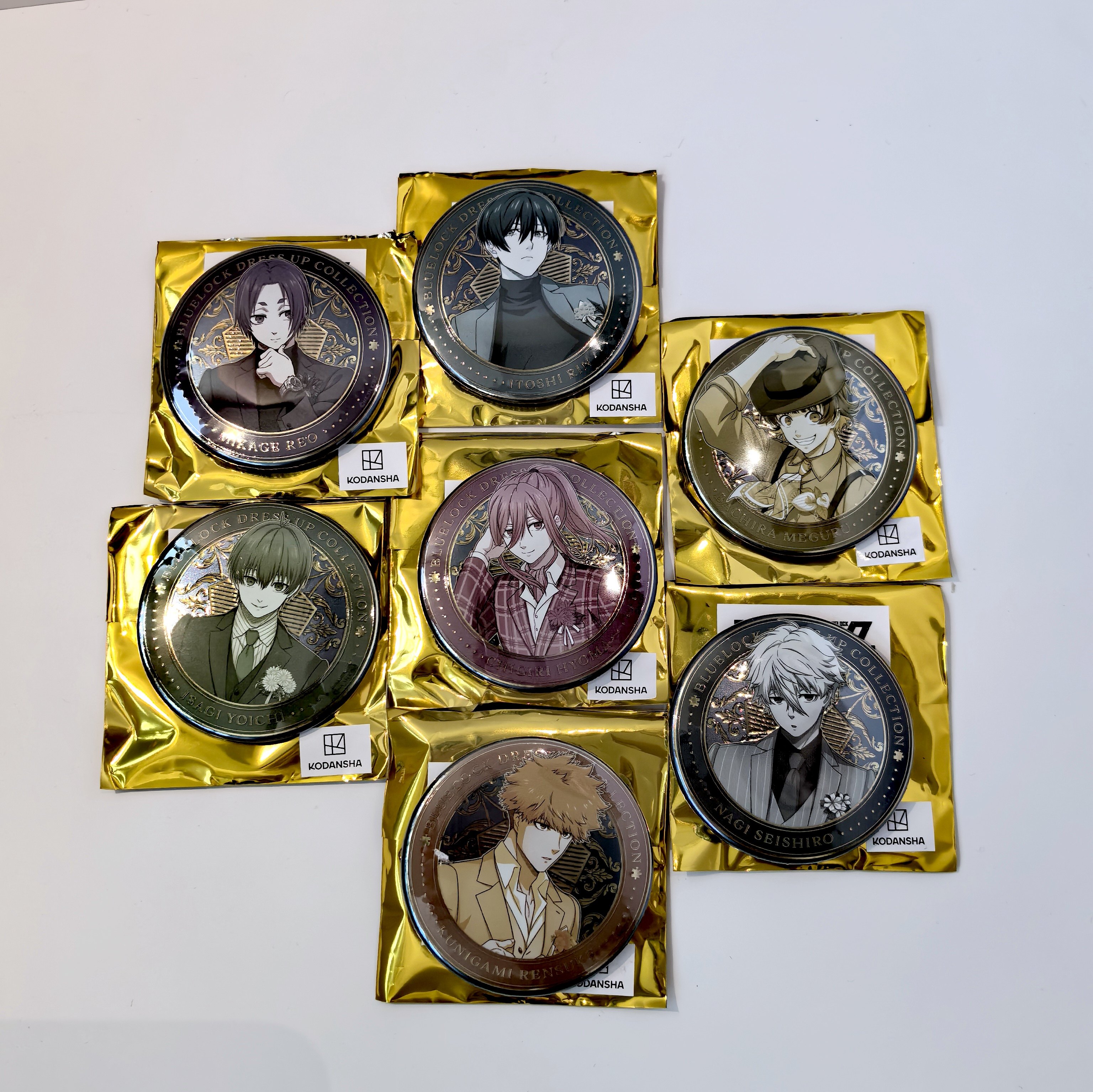 现货正版 Cabinet 蓝色监狱蓝锁 文教堂金属浮雕吧唧徽章周边谷子