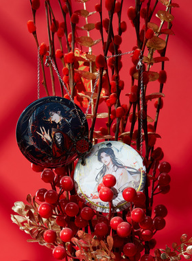 BEMOE正版天官赐福周边双闪烫金吧唧诡影迷踪谢怜花城马口铁徽章