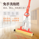 胶棉拖把海绵拖把吸水对折式 家用免手洗化妆室加强杆不锈钢手水擦