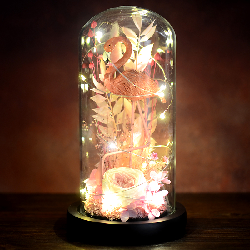 »ðÁÒÄñÓÀÉú»¨diy²ÄÁϰü²£Á§ÕÖÀñºÐõ¹å»¨ÊÖ¹¤ÖÆ×÷Ì××°Ê¥µ®½ÚÀñÎï