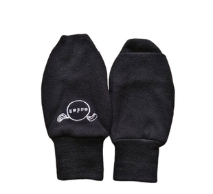 抓绒摇粒绒外贸保暖手套户外晨练跑步连指闷子无指手套库存特价