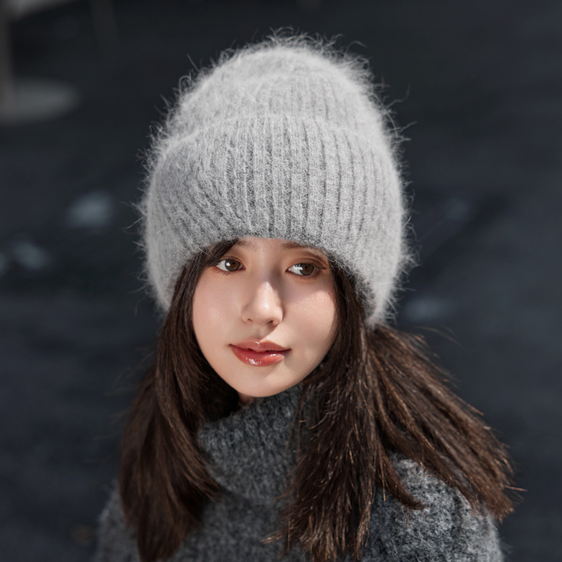 谷兜空间毛线帽出游甜美女冬