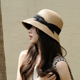 春夏草帽升级款 防UV内衬帽子女新款 小沿草帽可折叠遮阳防晒太阳帽
