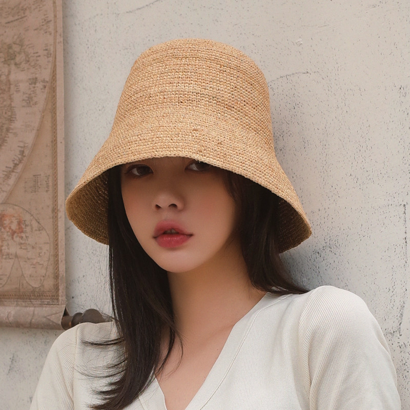 春夏拉菲草复古赫本洋气直筒草帽长盆帽夏天防晒遮阳度假帽赫本风,服饰配件/皮带/帽子/围巾,帽子,淘宝优惠券,粉丝福利购,淘宝优惠卷