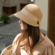 防晒升级优雅蝴蝶结法式 草编帽女夏季 旅游遮阳草帽可折叠太阳帽