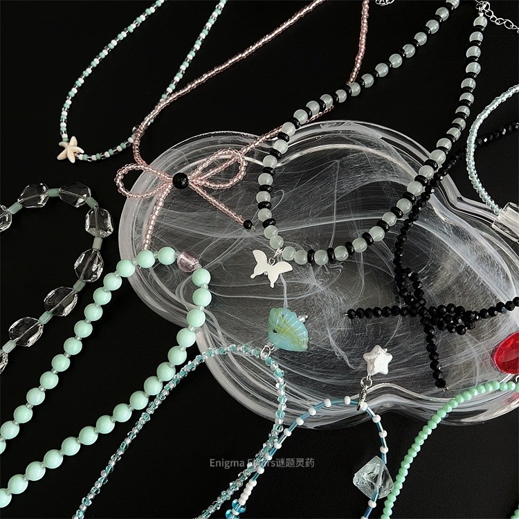 谜题灵药清凉一夏海洋风项链女