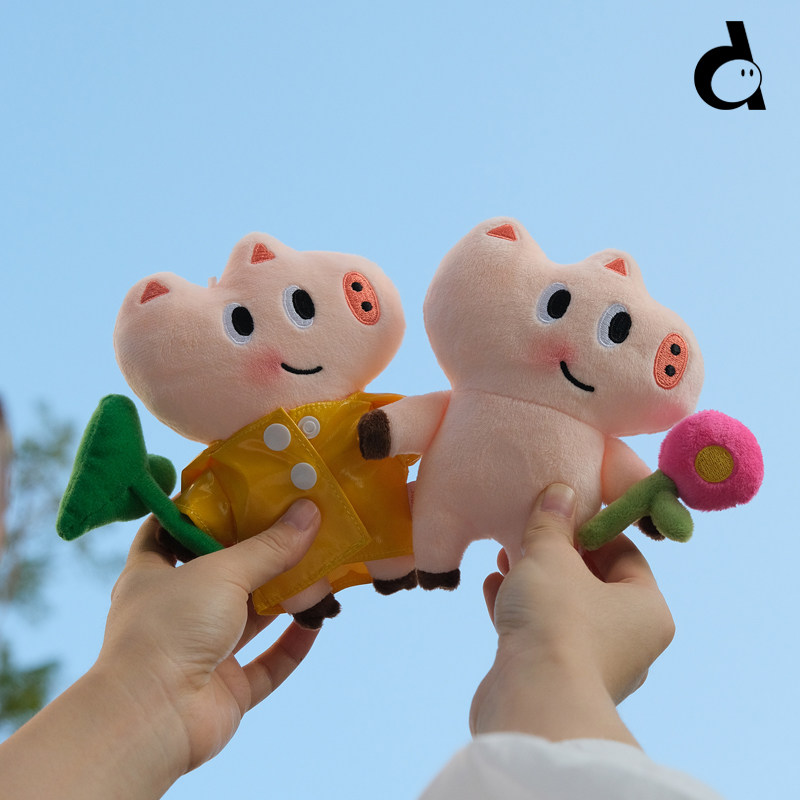 duye度也可爱猪猪毛绒小玩偶