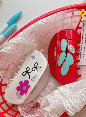 duye度也 diiko x 海上波丽露 联名款醋酸头发抓夹发夹高级感质感