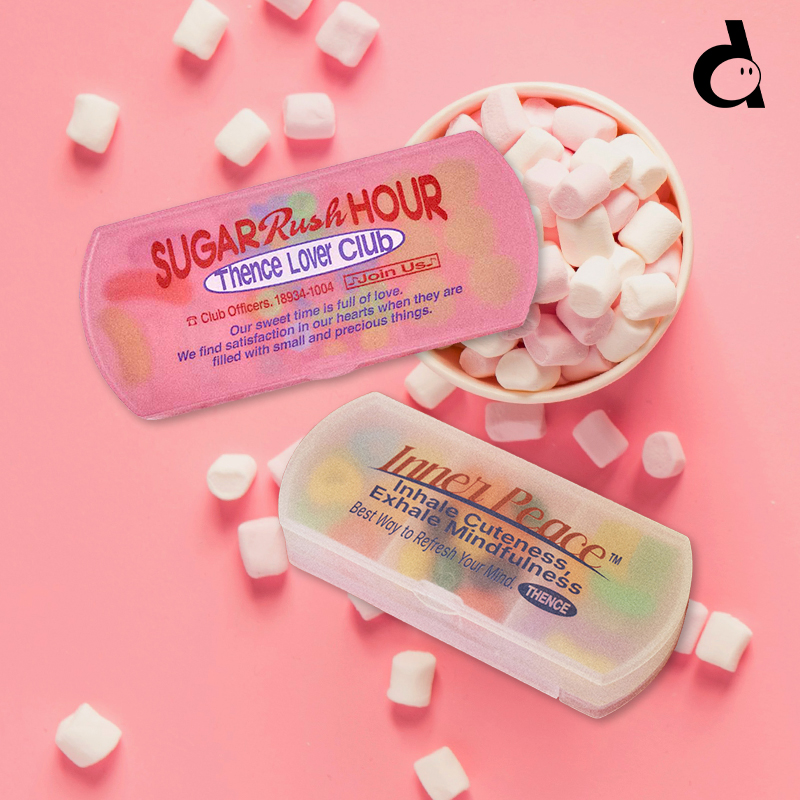 THENCE收纳盒三格便携抽屉药盒