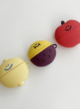 duye度也 韩国second morning耳机壳苹果耳机保护套柠檬苹果红薯Airpods Pro/Pro2代耳机ins风