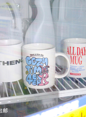 duye度也 韩国THENCE马克杯合集 复古美式咖啡牛奶杯餐具