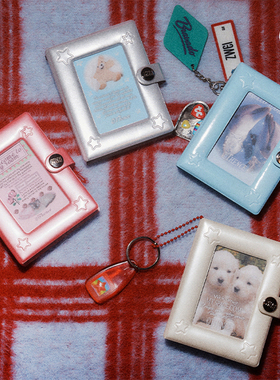 duye度也 韩国THENCE美式复古珠光星星卡册ins风反光小卡收纳册