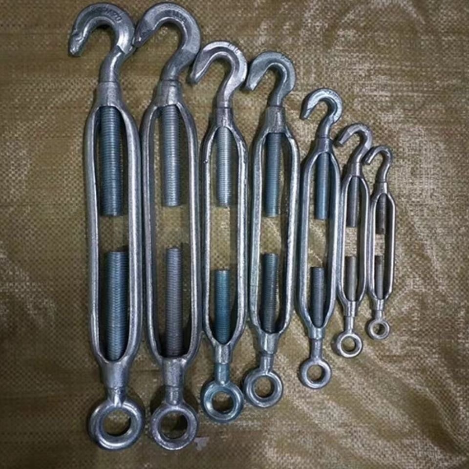 镀锌花兰螺丝钢丝绳收紧器开体花蓝螺丝拉紧器螺旋拉线开体紧线器