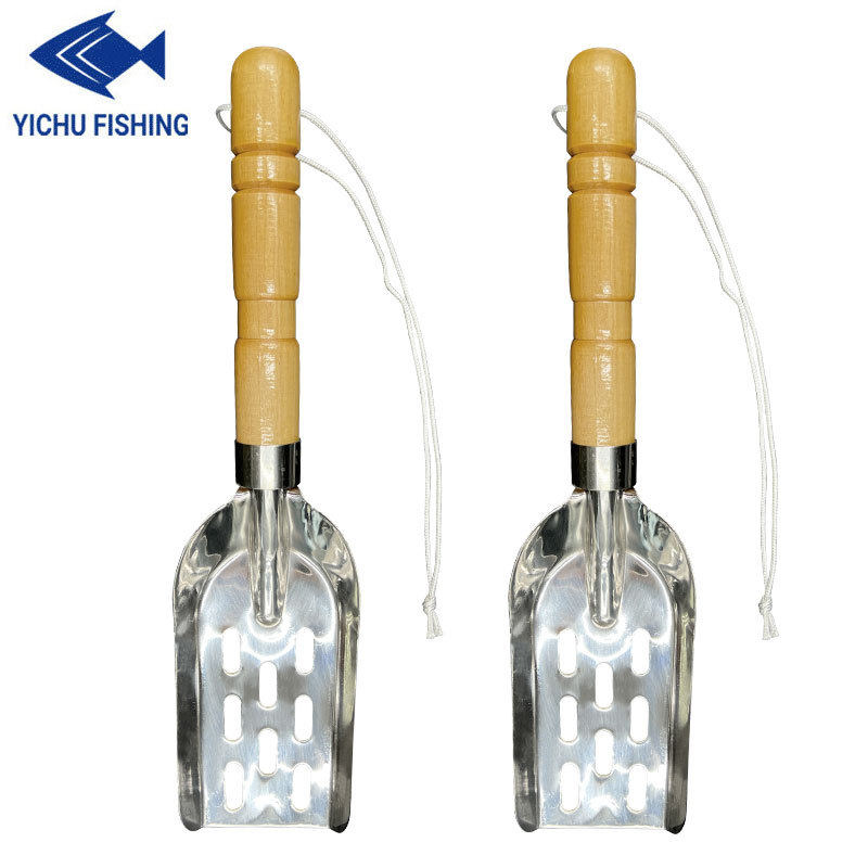 不锈钢钓鱼拌饵铲矶钓虾铲饵料铲原木手把打窝铲渔具配件,户外/登山/野营/旅行用品,其他垂钓用品,淘宝优惠券,粉丝福利购,淘宝优惠卷