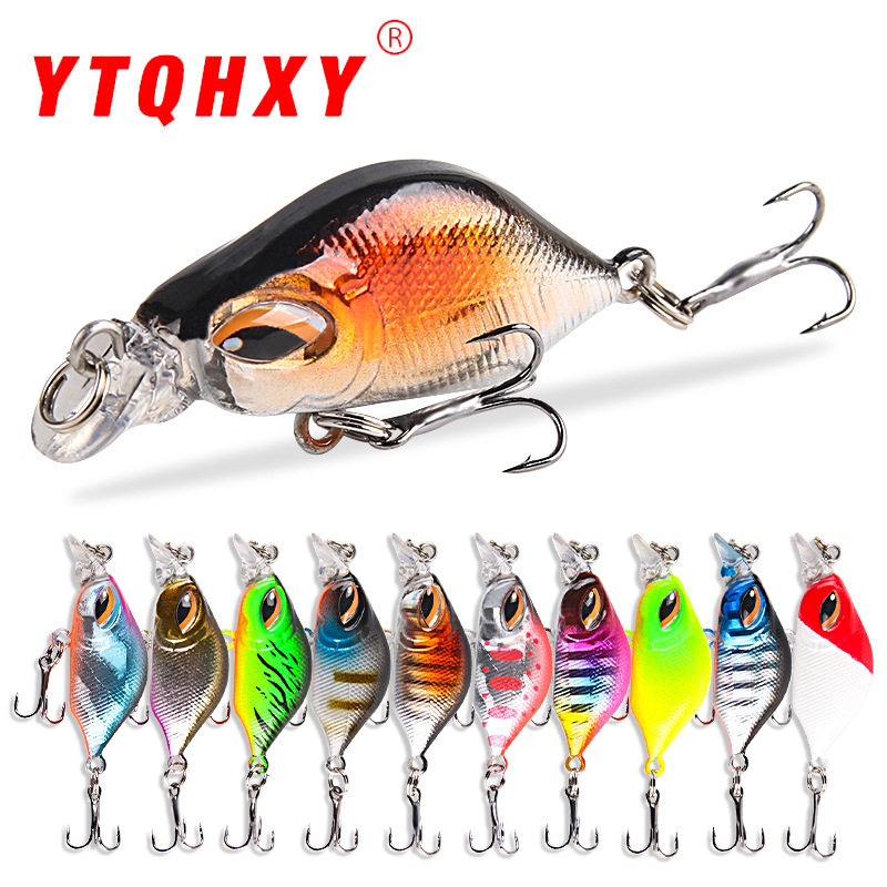 ABS塑料硬饵十色沉水迷你微物小胖子米诺假饵4.4cm3.5g加强三本钩,户外/登山/野营/旅行用品,台钓饵,淘宝优惠券,粉丝福利购,淘宝优惠卷