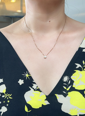 倪妮同款钛钢项链女 镀金高保色气质时尚简约叠戴锁骨链ins文艺