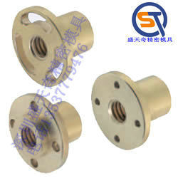 C-VALUE 30度梯型丝杠用螺帽　圆法兰 螺纹孔型螺帽