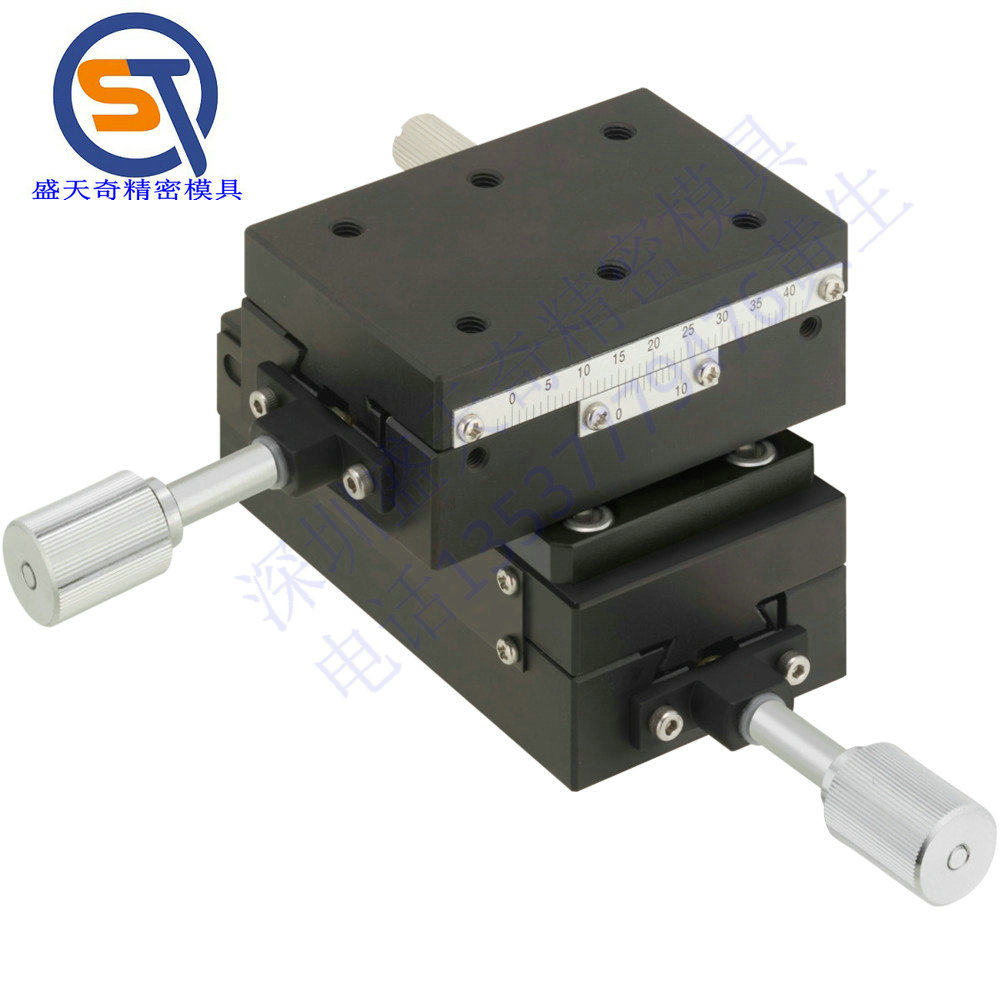 【高精度】XY轴　进给丝杠式（螺距4.2mm）　长方形 燕尾槽型