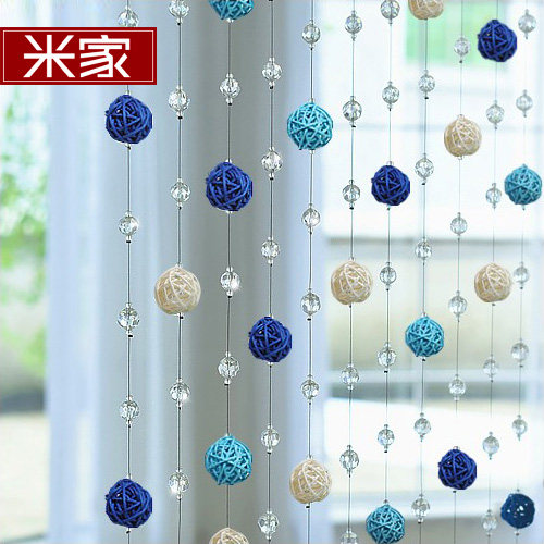 仿水晶珠帘隔断客厅玄关卧室门帘