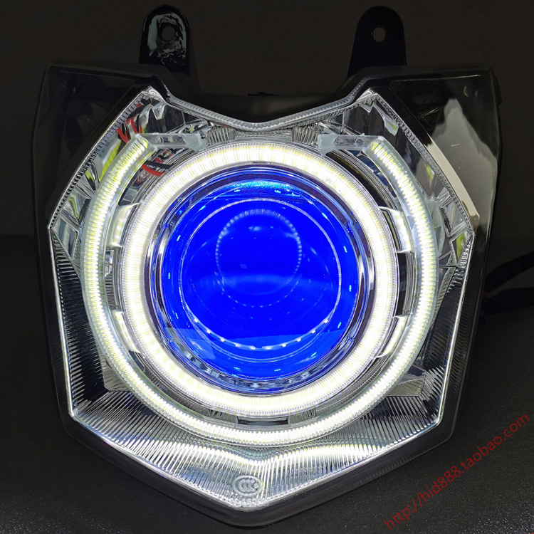 雅马哈JYM150-8天剑150Z动力版 大灯前照灯前大灯 LED 双光透镜