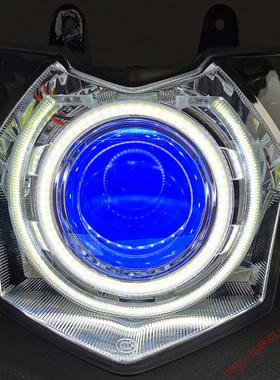 适用于雅马哈JYM150-8天剑150Z动力版 大灯前照灯 LED 双光透镜