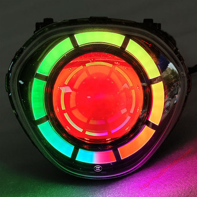 巧格i125plus大灯总成双光透镜