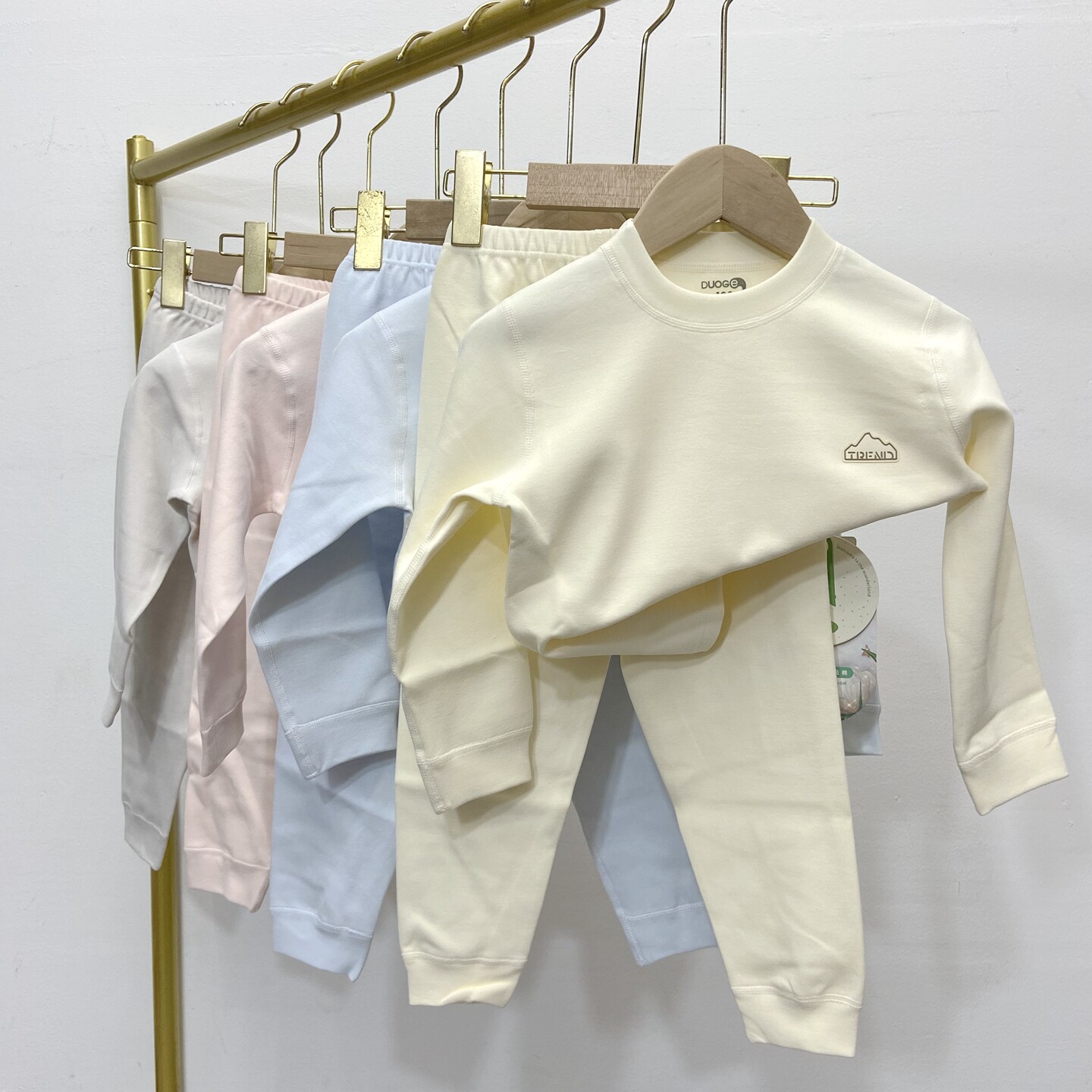 哆哥吉纯棉秋衣秋裤男童纯色300克中领打底套装女童内衣打底衫,童装/婴儿装/亲子装,家居服套装,淘宝优惠券,粉丝福利购,淘宝优惠卷