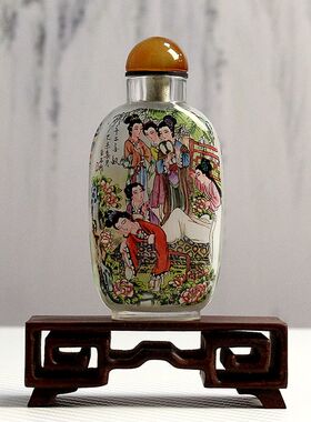 皇冠店铺老店内画鼻烟壶瓶特色纯手工创意艺品送外国商务外事礼品